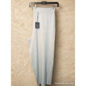 NWT Simply Vera Vera Wang Luxe Cashmere Blend Pants 2XL Light Gray